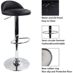 Close-up of CR-B02 faux leather seat and low backrest