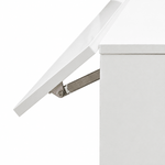 TV-11 floating TV stand available in black or white