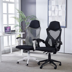 Ergonomic Office Chair Gamer Chair Home Recliner Gaming Chair Mesh Back - Black OC-015