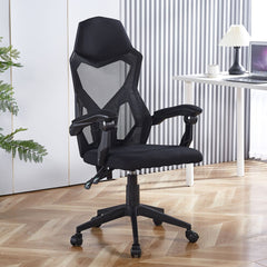 Ergonomic Office Chair Gamer Chair Home Recliner Gaming Chair Mesh Back - Black OC-015