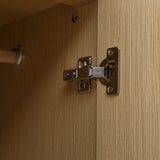 Wardrobe Closet with Mirror Storage Cabinet WD-114