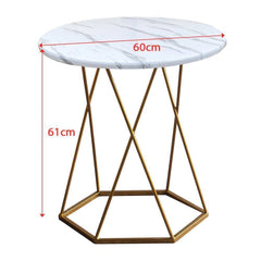 Coffee Table with White/Metal legs CT-26