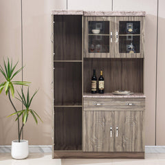 Kitchen Cabinet Storage Pantry Cupboard Sideboard KU-601