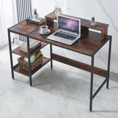 Computer Table Study Desk with Monitor Stand Shelf SD-S21