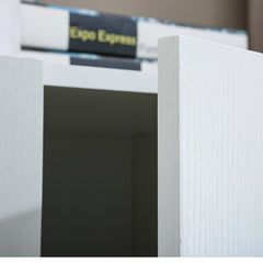 2 Door Wardrobe Storage Cabinet WD-112 WHITE