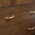 Wooden dresser with gold handles | Artisansa SA