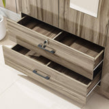 Wood Wardrobe with Mirror WD-201