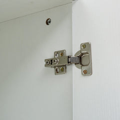 3 Door Wardrobe Clothes Closet WD-117 WHITE