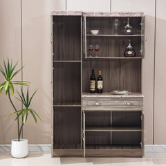 Kitchen Cabinet Storage Pantry Cupboard Sideboard KU-601