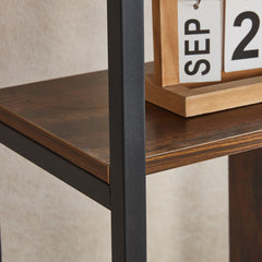 Bookcase Industrial Storage Rack Shelf SF-01 Buring wood