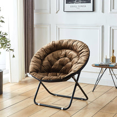 Portable Chair Folding Velvet Moon Chair CR-001