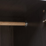 3 Door Wardrobe with Mirror Closet Clothes Storage WD-115