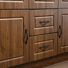 3 Door Wardrobe Closet Armoire Storage Cabinet WD-116 Golden 0ak