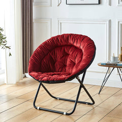 Portable Chair Folding Velvet Moon Chair CR-001