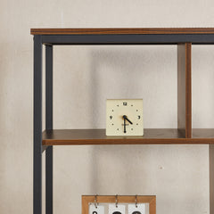 Bookcase Industrial Storage Rack Shelf SF-01 Buring wood