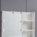 White Dressing Table with Mirror DR-11