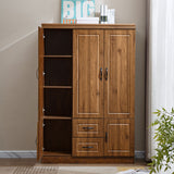 3 Door Wardrobe Closet Armoire Storage Cabinet WD-116