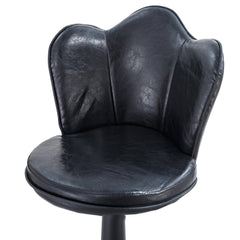 Petal shaped leather bar stools in 2-in-1 box CR-B087