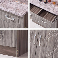 Storage Cabinet Kitchen Unit Organizer KU-602