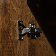 Wardrobe Closet 2 Door Storage Cabinet 4 Drawers WD-113