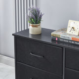 Storage Cabinet 5 Drawers TV Stand OT-119 Black