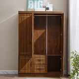 3 Door Wardrobe Closet Armoire Storage Cabinet WD-116