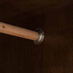 Wardrobe Closet 2 Door Storage Cabinet 4 Drawers WD-113