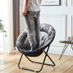 Portable Chair Folding Velvet Moon Chair CR-001