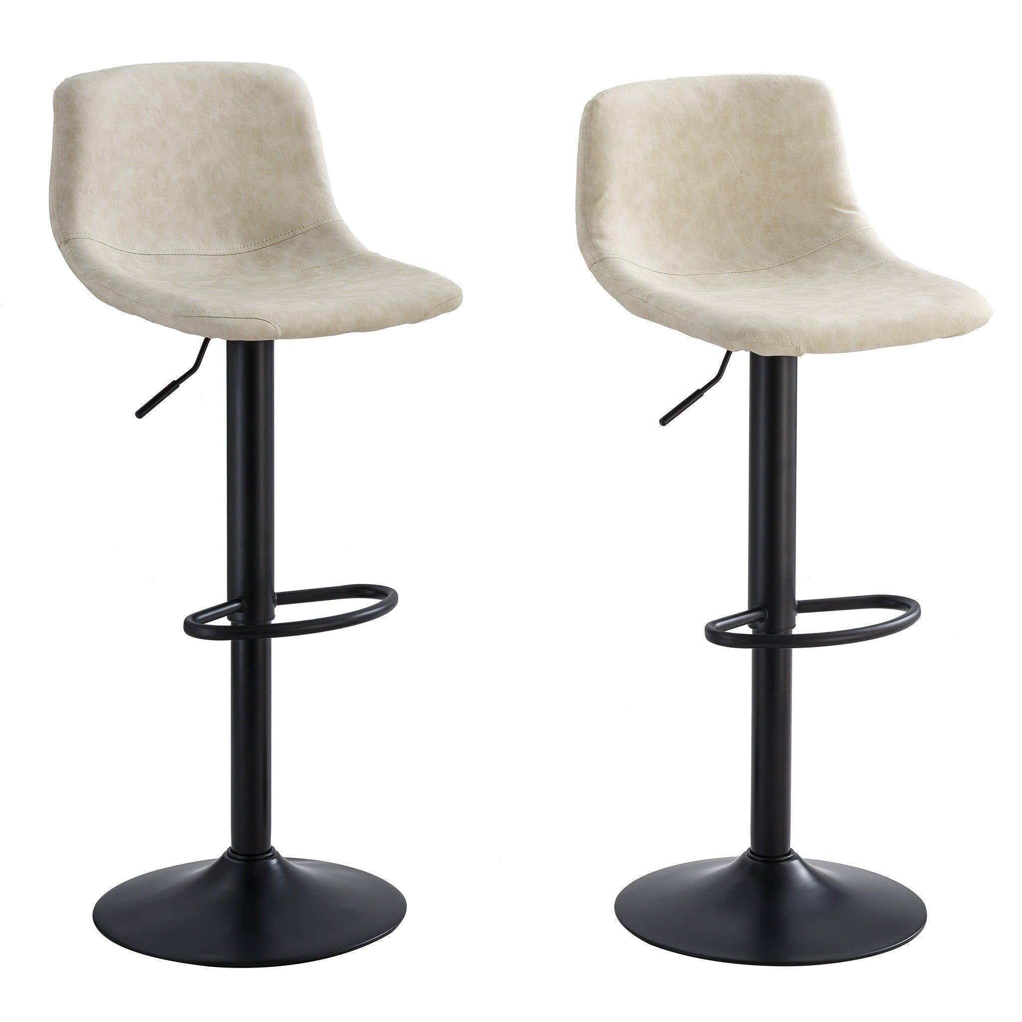 Low Back Leather Bar Stool 2-in-1 box CR-B032
