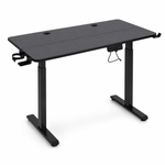 Electric Standing Desk black adjustable workstation with ergonomic design for modern professionals and gamers.