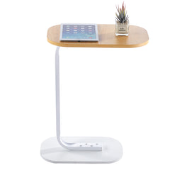 White & Yellow End Table Furniture, OT-106, Side Table