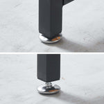 Computer Desk Student Table SD-24 leg pads showing adjustable height feature for stability on uneven floors.