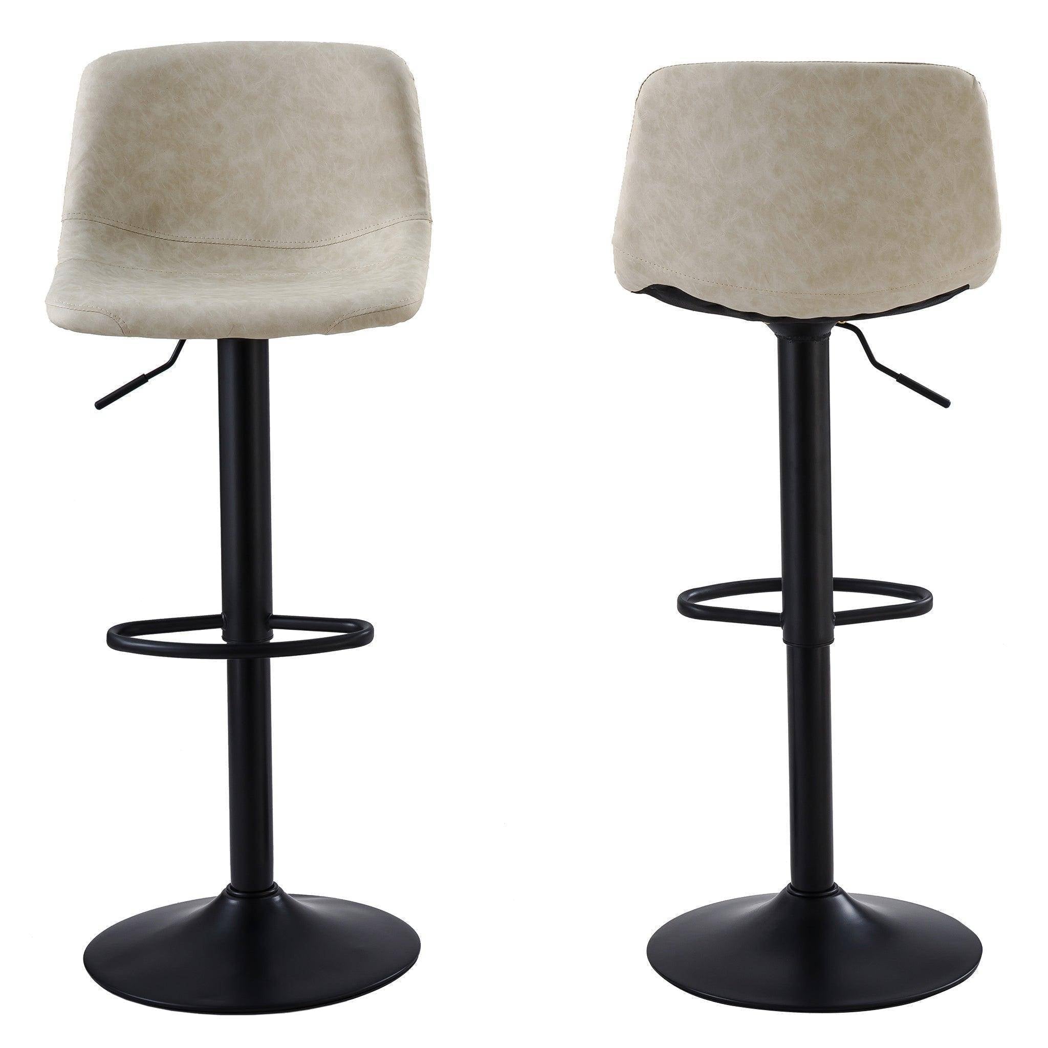 Low Back Leather Bar Stool 2-in-1 box CR-B034