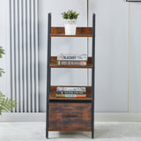 Bookcase Storage Shelves Bookshelf OT-121-BerlinRustic