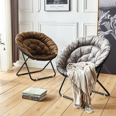 Portable Chair Folding Velvet Moon Chair CR-001