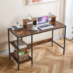 Computer Table Study Desk with Monitor Stand Shelf SD-S21