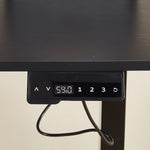 Control panel of Electric Standing Desk with adjustable height settings and digital display.