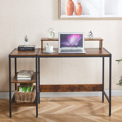 Computer Table Study Desk with Monitor Stand Shelf SD-S21
