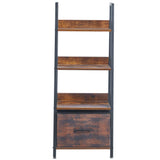 Wooden shelf with metal legs on a white background | Artisansa SA
