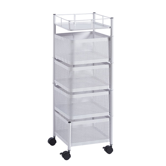 4 Tier Cubic Storage Cart - SF-106