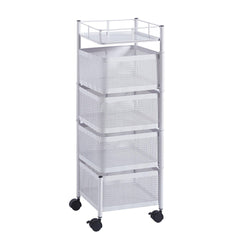 4 Tier Cubic Storage Cart organizer SF-1065