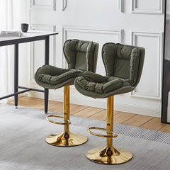 Dahlia Gold Plate Bar stool 2-in-1 box CR-KJC09714