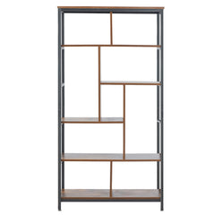 Bookcase Industrial Storage Rack Shelf SF-01 Buring wood