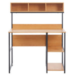Computer Desk Student Table SD-24 featuring a space-saving design with open shelves for storage.