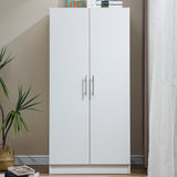 2 Door Wardrobe Storage Cabinet WD-112