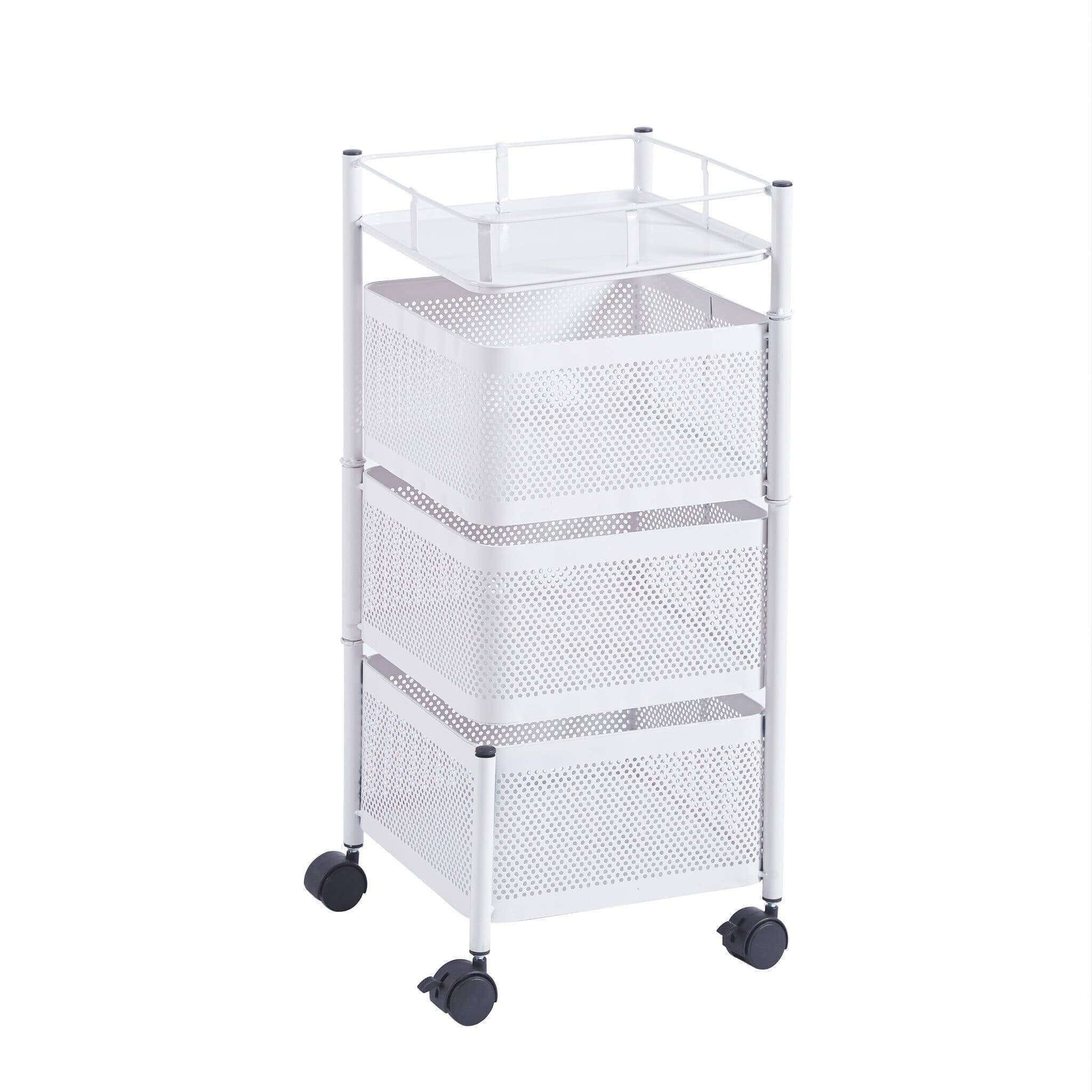 3 Tier Cubic Storage Cart SF-105 - Artisan SA Premium Furniture