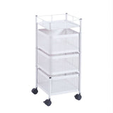 3 Tier Cubic Storage Cart SF-105 - Artisan SA Premium Furniture