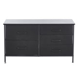 Storage Cabinet 5 Drawers TV Stand OT-119 Black