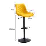 Vibrant High Back Bar Stool with Chrome Base in 2-in-1 box CR-B057