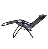 Folding Recliner Chair Lounger With Tray - Set Of 2 BSC-012